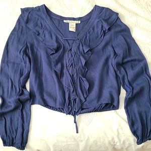 AMERICAN RAG Navy Blue Long Sleeve